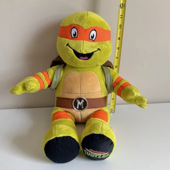 Build A Bear Michelangelo Teenage Mutant Ninja Turtles 2023 Stuffed Animal - Picture 6 of 10